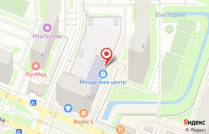Служба экспресс-доставки Сдэк на бульваре Менделеева на карте