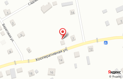 Продовольственный магазин Незабудка на Кооперативной улице на карте