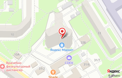 Магазин тканей и фурнитуры на Российской улице на карте