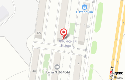Мясная лавка в Омске на карте