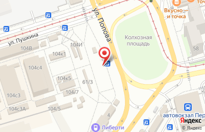 Микрокредитная компания Деньги России на улице Попова на карте