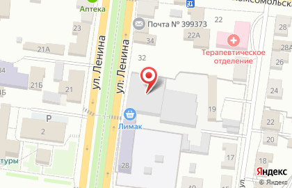 Фирменный магазин Лимак в Липецке на карте