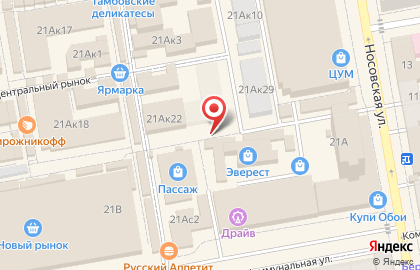 Магазин штор в Тамбове на карте