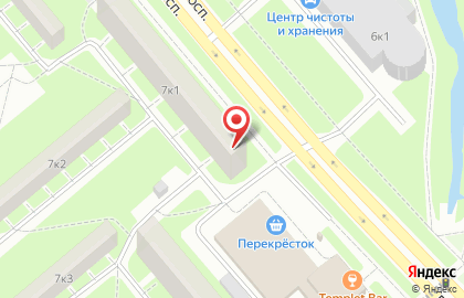 Салон-парикмахерская на Дачном проспекте на карте