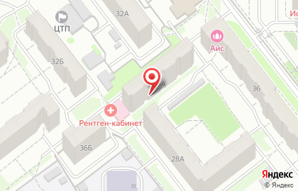 Парикмахерская Дуэт в Калининском районе на карте
