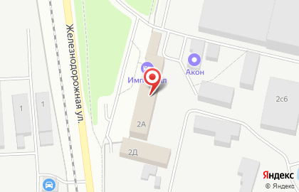 Красснаб на Железнодорожной улице на карте