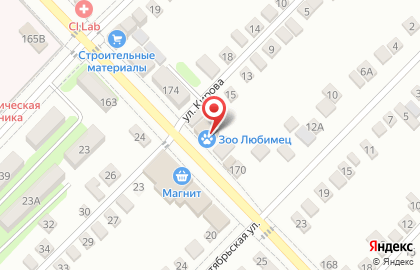 Ветеринарная аптека 4 Лапы на ​Комсомольской на карте