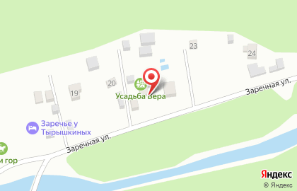 База отдыха Вера на карте