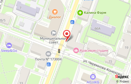 Цветочный салон Флорист.ру на Большой Московской улице на карте