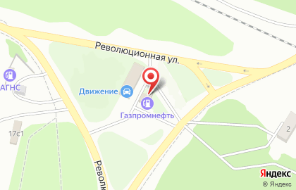 АЗС Газпромнефть-Тюмень на Революционной улице на карте
