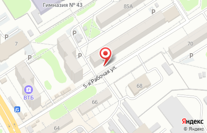 Пекарня Каравай в Октябрьском районе на карте