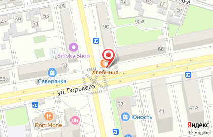 Пекарня Хлебница в Центральном районе на карте