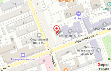 Кафе Кафе-пиццерия в Ленинском районе на карте