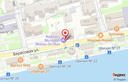 Отель Radisson Blu Rostov-on-Don на карте
