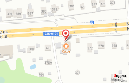 Кафе на Московском шоссе, 37Б на карте