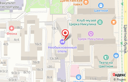 Отель Необыкновенный на карте