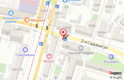 Сгомонь в Октябрьском районе на карте