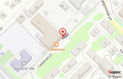 Служба доставки обедов Время обедать! в Заельцовском районе на карте