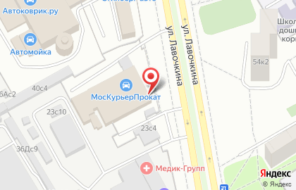 Юридическая компания в Москве на карте