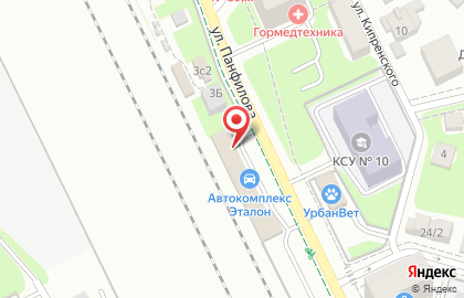 ООО "Глория Капитал" на улице Панфилова на карте