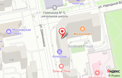Фиан в Октябрьском районе на карте