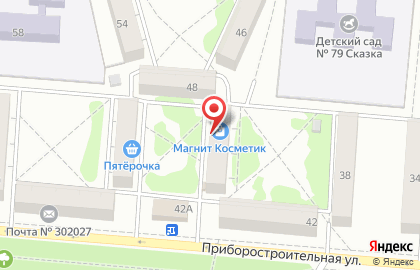 Супермаркет Магнит в Советском районе на карте