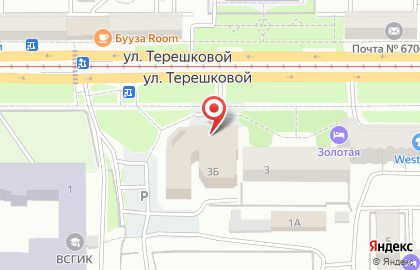 Банкомат СберБанк на улице Терешковой, 3б на карте