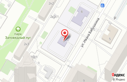 Частная школа lancman School на улице Ивана Бабушкина, 8 на карте