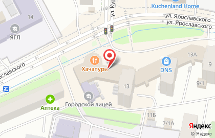 Супермаркет Токко на улице Ярославского на карте