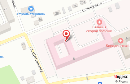 Мировые судьи г. Бородино на карте