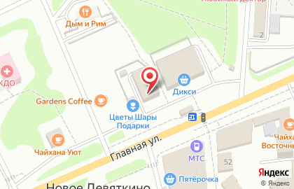 Салон связи Связной на метро Девяткино на карте