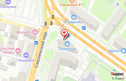 Тверской купец в Твери на карте