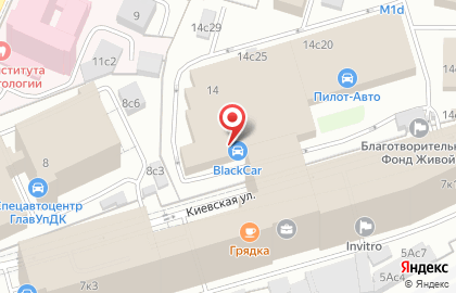 Столовая в Москве на карте
