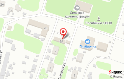 Продуктовый магазин Дубравушка на Школьной улице на карте