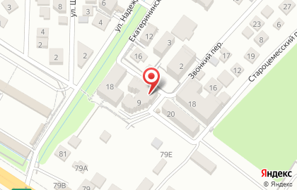 Продуктовая лавка в Звонком переулке на карте