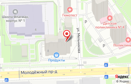 Согаз-мед в Москве на карте