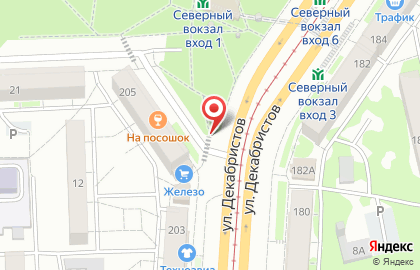 То самое Жигулевское на улице Декабристов на карте