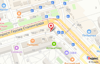 Магазин одежды, ИП Кравченко Ж.В. на карте