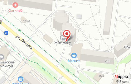Торговая компания Теко на улице Ленина на карте