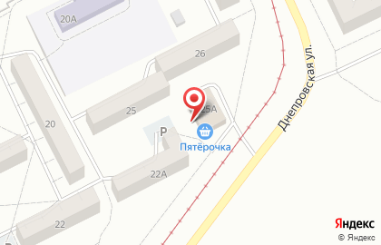 Магазин Пятёрочка на улице Щорса на карте