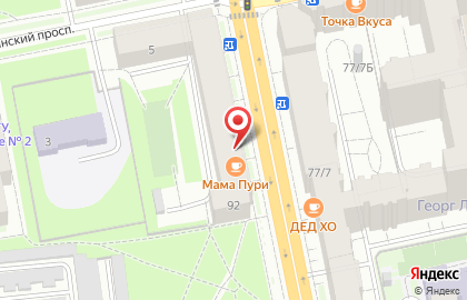 Кафе-столовая Market lunch в Выборгском районе на карте