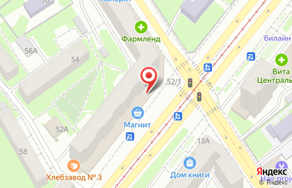 Зоомагазин Зоомир в Вахитовском районе на карте