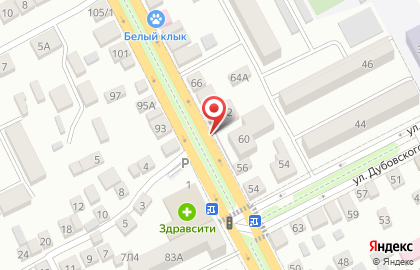 Магазин автозапчастей Маяк на Пушкинской улице на карте