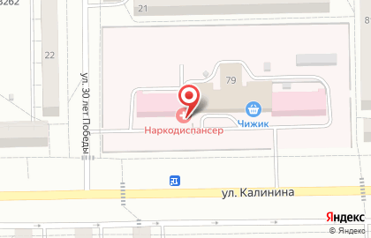 Наркологический диспансер Городская больница г. Салават на карте