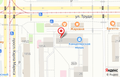 Салон оптики Аргос в Орджоникидзевском районе на карте