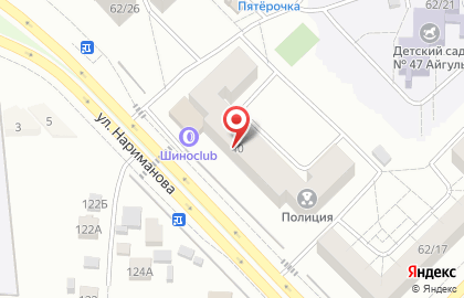 Ателье в Казани на карте