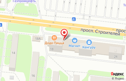 Торговый центр Уралочка на проспекте Строителей на карте