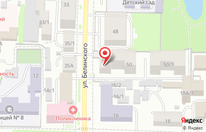 Юридическое агентство Советник на улице Белинского на карте