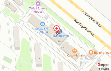 Перекресток на Домодедовской на карте