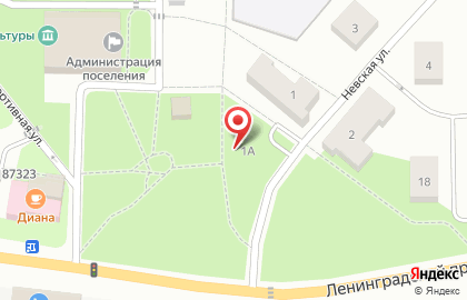 Продуктовый магазин на Невской, 1а на карте